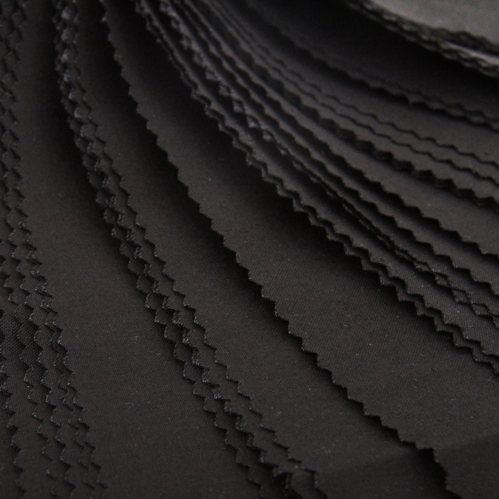 ThreadArt Jelly Roll Fabric Strips for Quilting, Crafting, and Sewing, 40 Precut Fabric Strips in Black, Premium Cotton for Quilts, Crafts, Rugs, Blankets, Clothing and More - Black