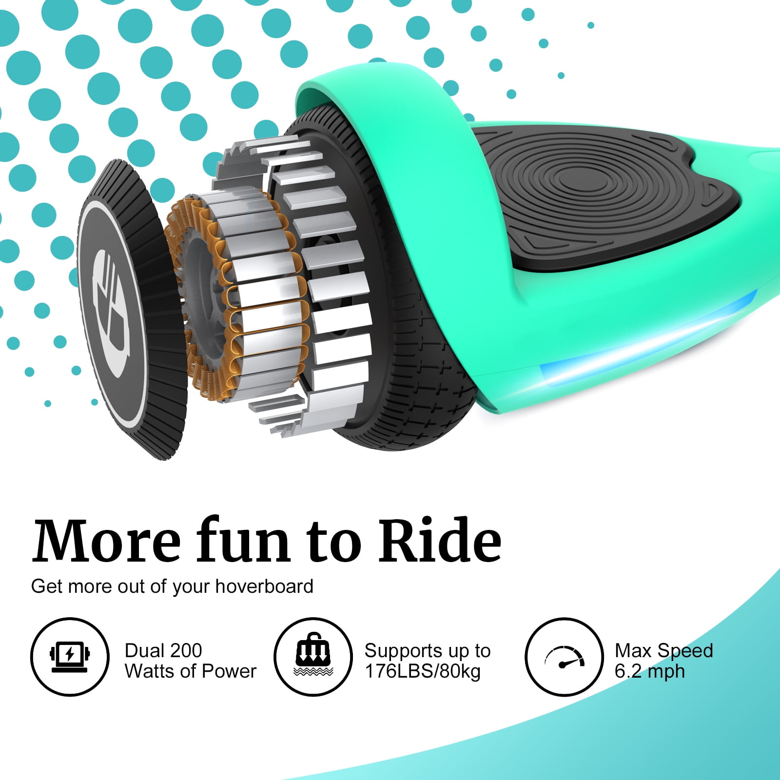 Fluxx FX3 Hoverboard 6.2 Mph Max Speed Self Ghana Ubuy