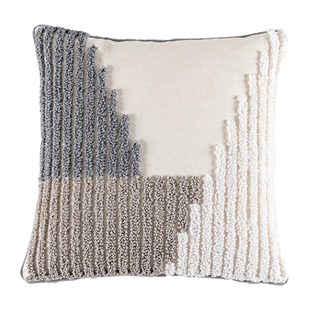 Fundas de cojín estilo bohemio, fundas suaves para cojines decorativos, fundas para cojines de sofá, asiento de coche y silla con cremallera invisible. Los 45x45cm B