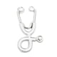 thumbnail image 1 of Broche Pin Broche Solapa Yuyangstore enfermera regalo Rhinestone elegante plateado, 1 of 8