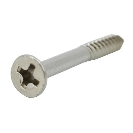 

FixtureDisplays® #6 1 1/4 Wood Screw 100PCS Stainless Steel Counter Sunk Head Self Tapping Wood Screws 317959