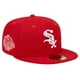 thumbnail image 1 of Men's New Era Red Chicago White Sox Logo 59FIFTY Fitted Hat, 1 of 5