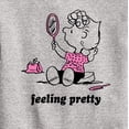 thumbnail image 3 of Peanuts - Feeling Pretty Sally - Toddler & Youth Crewneck Fleece Sweatshirt, 3 of 6