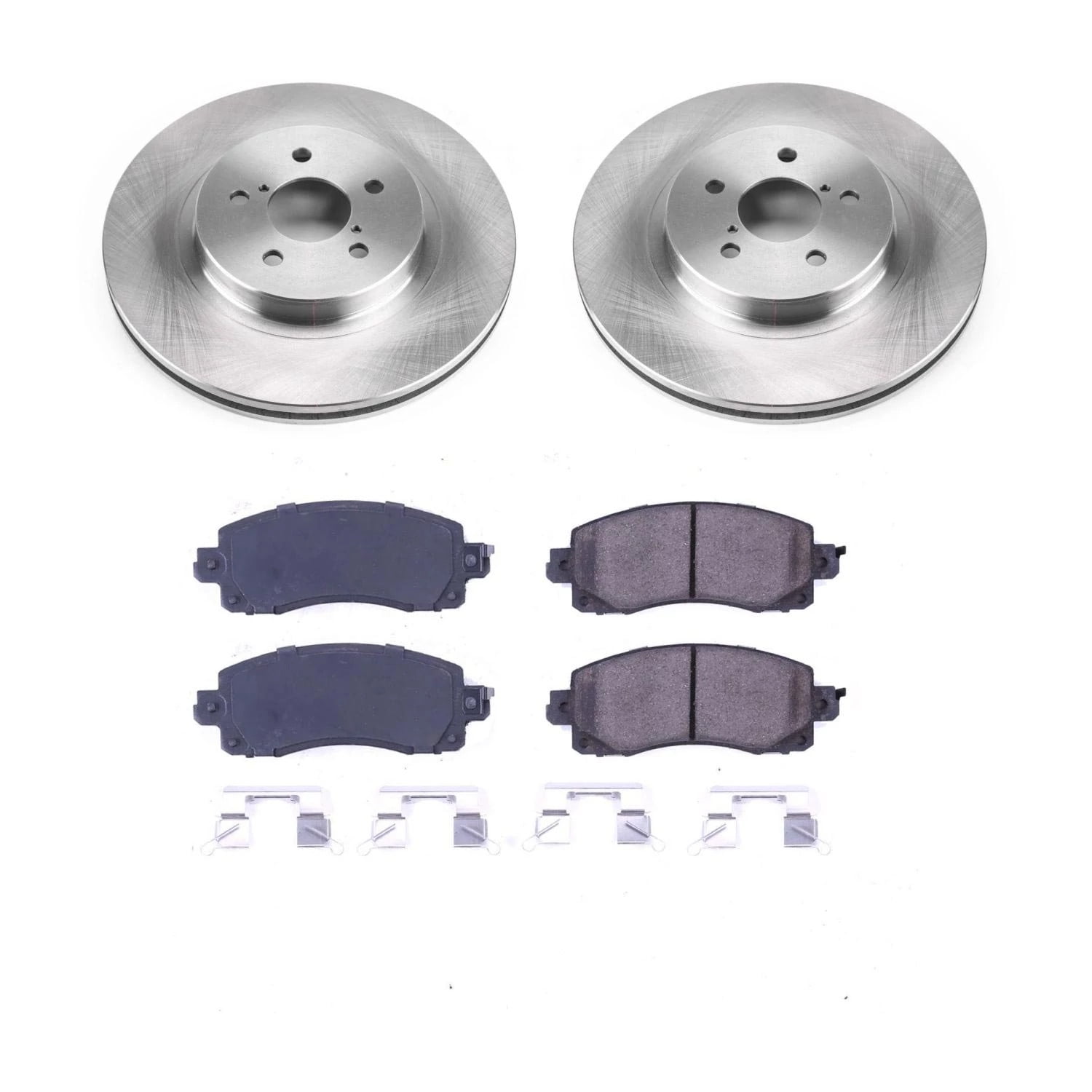 PowerStop Front Stock Replacement Brake Pad and Rotor Kit Fits: SUBARU Select Models KOE7892