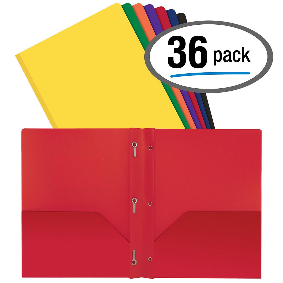 36Pack Better Office Products Assorted 7 Primary Color Plastic 2