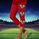 thumbnail image 2 of WILLBEST Leggins Deportivos Mujer Mujeres Casual Moda Rugby Imprimir Deportes Leggings Pantalones De Yoga Capri Leggings, 2 of 4