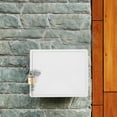 thumbnail image 2 of 1 Set Outdoor Secure Key Storage Insulated Milk Box with Lock for Milk Delivery and Outdoor Use, 2 of 9