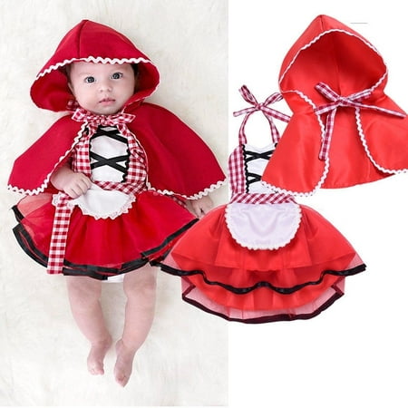 Newborn Baby Girls Tulle Tutu Dress Lace Fancy Skirt+Cape Cloak Outfits Clothes