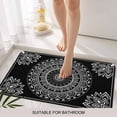 thumbnail image 3 of Black Boho Door Mat&nbsp;Indoor Outdoor Entrance,Non Slip Small Rug for Kitchen Bathroom Entryway Rug,Retro Farmhouse Neutral Abstract Geometric Washable Doormat Floor Mat 18x30 Inch, 3 of 8