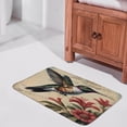 thumbnail image 5 of Hummingbird Bath Rug for Bathroom, Floral Decor, Rustic Farmhouse Bath Mat, Bath Mat Soft Non Slip Bath Rugs Indoor Doormat 16"x24", 5 of 7