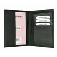 thumbnail image 2 of Premium Leather United States Passport Holder Card Holder Golden Print Emblem P 601 USA (C) Brown, 2 of 7