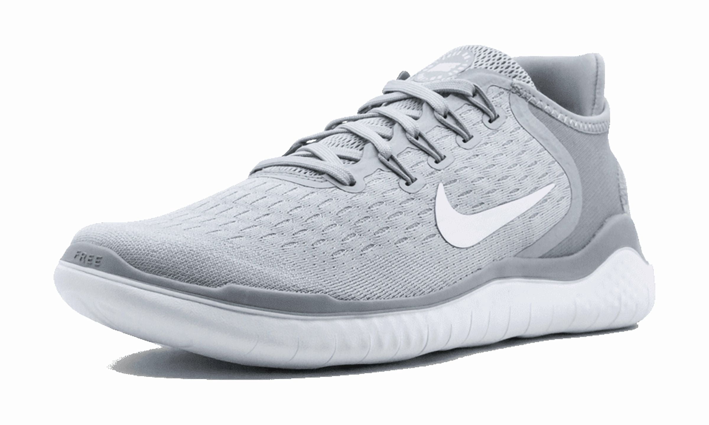 NIKE MENS Free RN 2018 "Wolf Grey" 942836 003 942836 003 from Stadium Goods