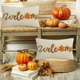 thumbnail image 4 of Thanksgiving Table Decorations Fall Decorations for Home Autumns Embroidery Pumpkin Loop Velvet Embroidery Pillow Cover Sofa Cushion Cushions, 4 of 6
