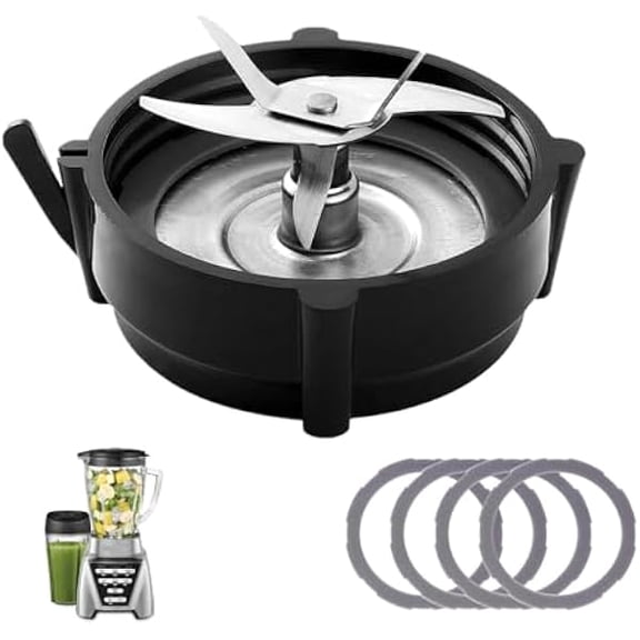 Pro 1200 Blender Replacement Parts Kit - Includes Cutter Blade (164160), Jar Base Cap (179854-000-000) & 4 Silicone Gaskets (182341-000-842) | Full 3-in-1 Set for 1200 Series Blenders Compatible Part