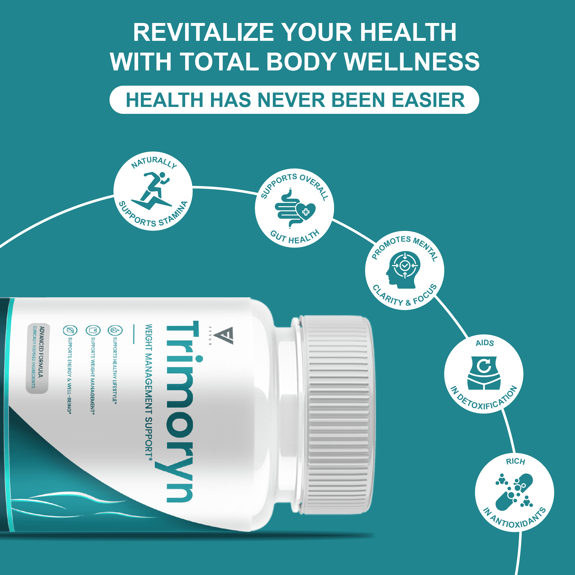 Trimoryn Weight Support, Tri Moryn Keto Supplement (60 Capsules)