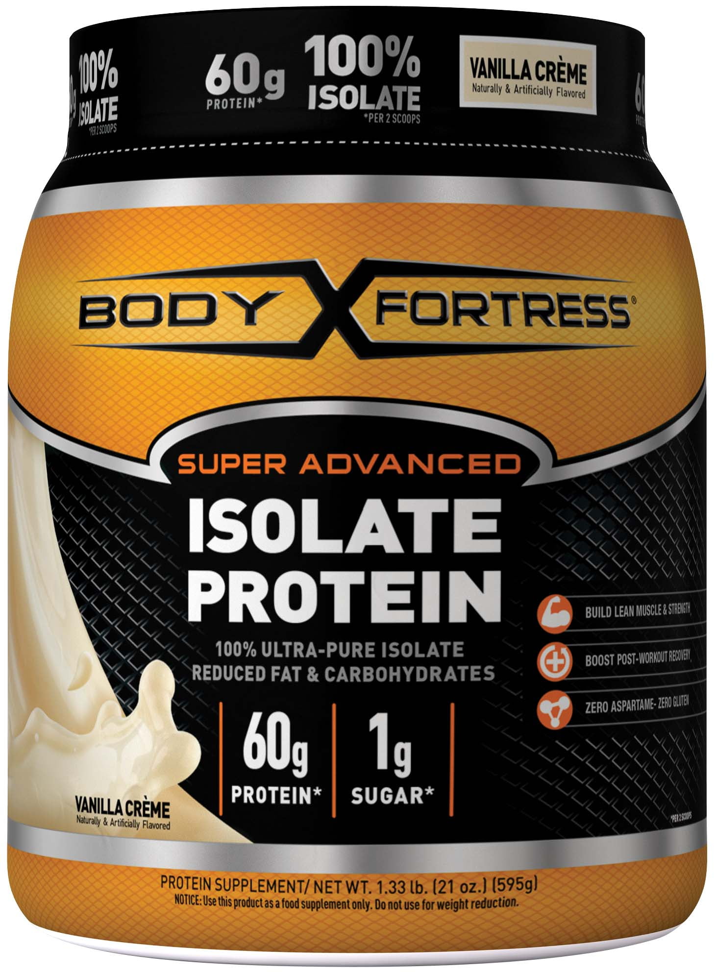 Body Fortress Super Advanced Whey Protein Powder Vanilla 60g
