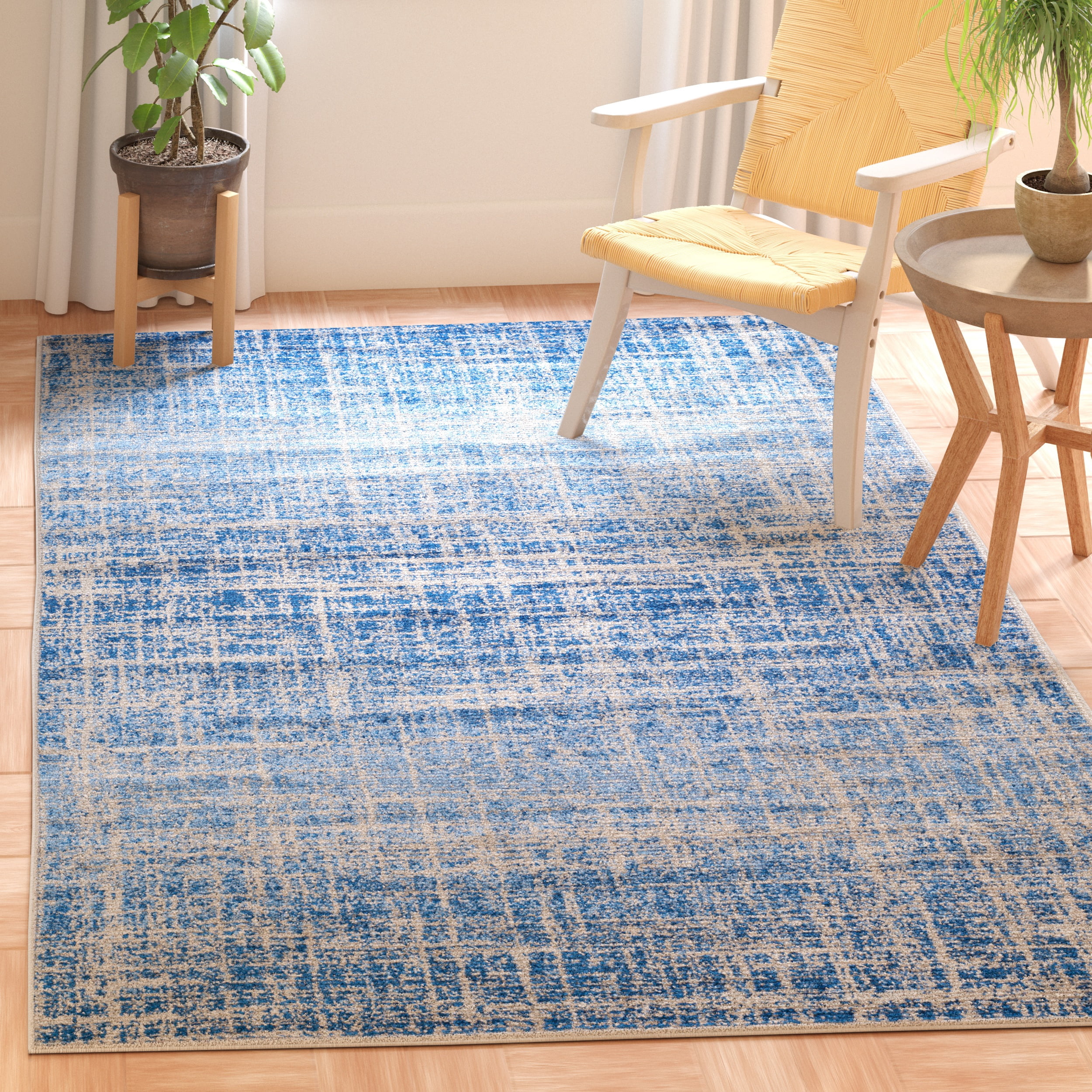Safavieh Adirondack Kiersten Abstract Area Rug, Blue/Silver, 4' x 6'