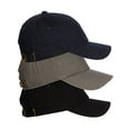 thumbnail image 2 of Diversity & Inclusion D&I Plain Dad Hat 100% Cotton Unstructured Hat Unisex Strap Cap - Black Gray Navy, 2 of 4