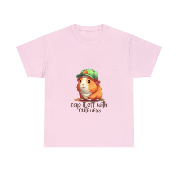 Cap it of with Cuteness Unisex Heavy Cotton Tee