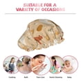 thumbnail image 7 of KLL Autumn and Thanksgiving Pattern Shower Cap & Bath Cap for Women,Reversible Oversized Waterproof Shower Caps for all Hair Lengths,Elastic Reusable Bathing Hair Cap, 7 of 7