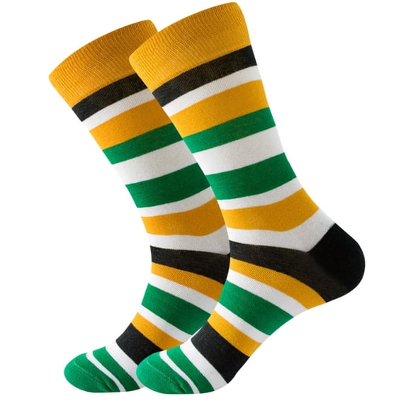No Show Socks WomensMulticolorStriped Casual Mid‑calf SocksRunning Socks1‑Pair