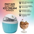 thumbnail image 3 of Nostalgia 1 Pint Gel Ice Cream Maker, Blue, 3 of 9