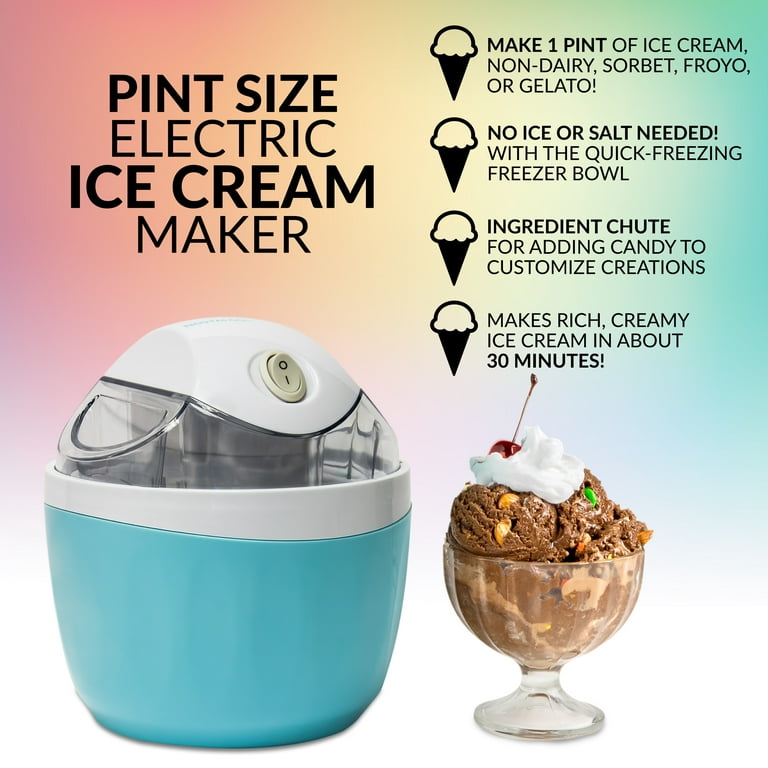 NIB Ice Cream Maker Ball Play & Freeze The Campers Dream Easy Fun Recipe 1  Pint