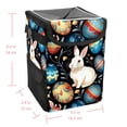 thumbnail image 5 of Easter Foldable Car Trash Can with Lid, Leak-Proof Mini Trash Can, Hanging Storage Bag for Car, 5 of 6
