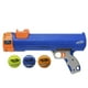 thumbnail image 4 of Nerf Dog Blaster de 30,5 cm sin Clip de Bola 3 Pelotas de Tenis de 5 cm – Azul Opaco, Naranja/Gris y, 4 of 6