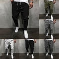 thumbnail image 3 of MYG Men Running Gym Fitness Joggers Pants Cargo Sweatpants Sports Workout Trousers, 3 of 9