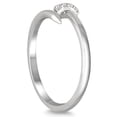 thumbnail image 2 of SZUL Women's Diamond Accent Screw Ring in 14K White Gold (J-K-L Color, I2-I3 Clarity), 2 of 3