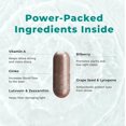thumbnail image 4 of Lifeseasons Visibili-T - Vitamin Supplement for Eye Health & Vision Support - Carrot Root, Chromium, Bilberry, Ginkgo Biloba, Grape Seed Extract, Lutein & Zeaxanthin - 60 Capsules, 4 of 5