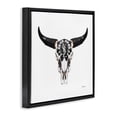 thumbnail image 3 of Stupell Industries Southwestern Chic Brand Cattle Skull Black Floating Frame Canvas Art, 18 x 18, by Amanda Greenwood, 3 of 8