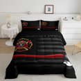 thumbnail image 1 of Set Twin Size,Juego de cama Bandera Americana Rayas Geométricas,Niños Niñas Adultos, 1 of 7
