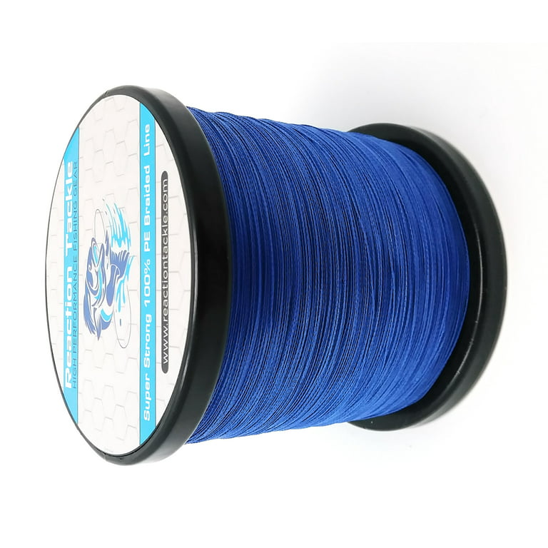 Reaction Tackle Braided Fishing Line Dark Blue 30LB 1000yds