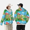 thumbnail image 6 of Kll Farm Animals Print Men'S Women’s Upf 50+ Sun Protection Outdoor Hoodie Jacket Long Sleeve Fishing Hiking Performance Shirt- 3x-Large, 6 of 8