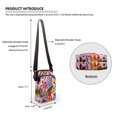 thumbnail image 6 of HELLHERO Astral Butterfly Cross Body Purse Polyester 2 Layers Adjustable Crossbody Bag for Casual Use, 6 of 7
