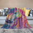 thumbnail image 2 of Orinice Colorful Horse Blanket - Soft &amp; Lightweight Cozy  Throw Blanket - Plush Warm Blankets for Sofa, Travel, Bedroom, Home Decor - Ideal Gifts for Adults Kids Women Men  40x50in, 2 of 6