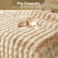 thumbnail image 6 of CJC Plush Fleece Blankets Soft Warm Throws for Sofa Large Fluffy Versatile Blanket Bed Throw for Bedroom, Couch, Travel，Camping, 6 of 7