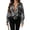 Gray_#32, variant on Womens Vintage Snake Print Blouse Collared Long Sleeve Button Front Relaxed Fit Casual Shirt Top for Everyday Wear,L