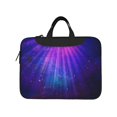 thumbnail image 2 of YFYANG 15.6 inch Universal Laptop Bag Oxford Cloth Laptop Sleeve, Multi-functional Purple Star Pattern Notebook Computer Messenger Bag Handbag, 2 of 8