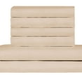 thumbnail image 1 of Hotel Quality Sateen Weave Bed Sheet Set Solid Color Deep Pocket Fitted Sheets For Mattress, 1 of 5