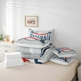 thumbnail image 5 of Feelyou Vintage Baseball Player Bedding Comforter Set 7 Pieces, American Sports Full Bedding Set, Teens Boys Girls Kids Fitted Sheet Flat Sheet, Ultra Soft Home Decor, 5 of 7