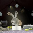 thumbnail image 1 of Lámpara de escritorio con enchufe usb acrílico led luz cálida regalo para niños dormitorio luz de noche creativa luz de puesto, 1 of 4