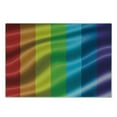 thumbnail image 3 of Rainbow Cutting Board, Pride Flag Inspired Design with Vivid Colors Love Wins Gender Freedom LGBT Themed, Decorative Tempered Glass Cutting and Serving Board, in 3 Sizes, by Ambesonne, 3 of 5