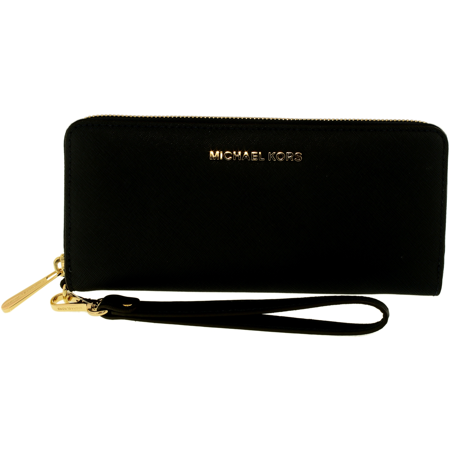 michael kors black wristlet