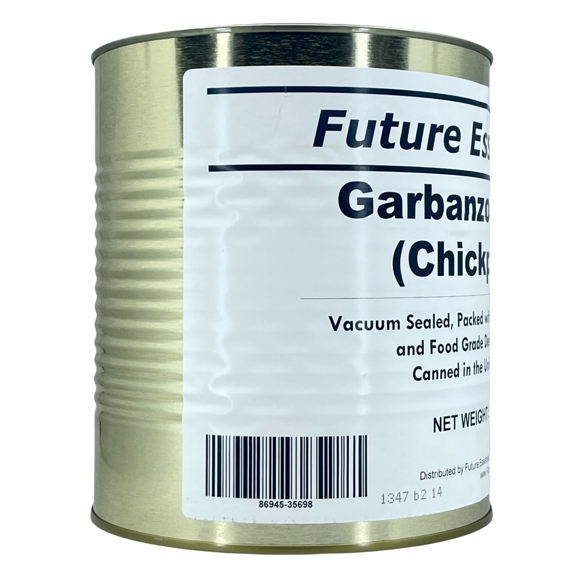 6 Cans Pack - Future Essentials Freeze Dried Emergency Survival Food for Hiking Camping and Backpacking 30 Years Shelf Life Garbanzo Beans #10 Can ✅