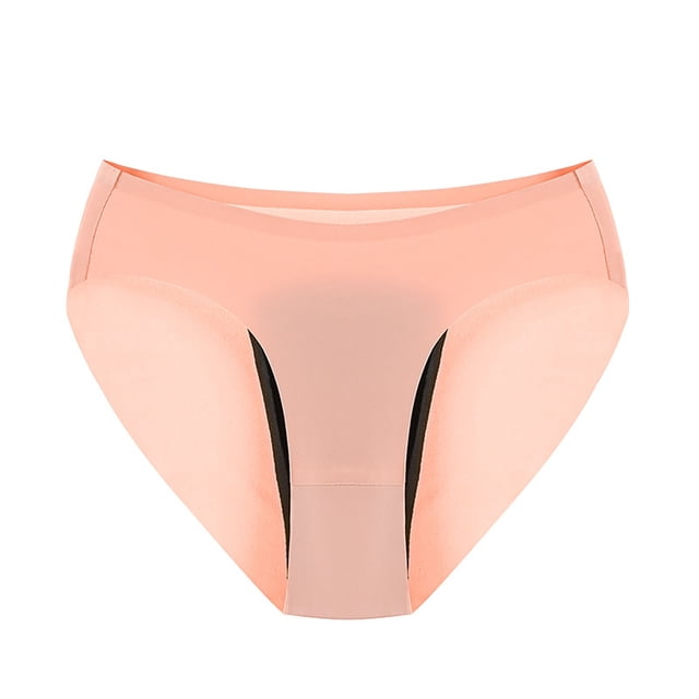 Charmgo Culottes Menstruelles pour Femmes Grande Taille Couleur Unie Anti-Fuite Taille Basse Culottes Menstruelles Taille Basse Culottes Garçonnes Post-Partum Culottes Menstruelles pour Femmes Rouge2 TP