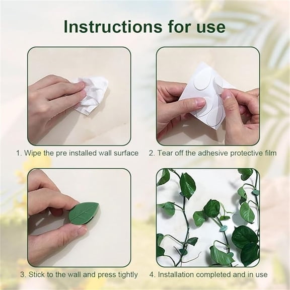 Kieccall Pothos Plant Wall Clips Vine Holder for Wall Home Garden 10/20/30 Pack Plant Support Gift