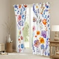 thumbnail image 3 of Castle Fairy Children Teens Adults Spring Garden Flowers Black Out Curtains,Retro Vintage Aesthetic Curtains Pack of 2 (42x63 Each),Chic Floral Blossoms Bedroom Curtains,Microfiber Bedroom Decor, 3 of 6
